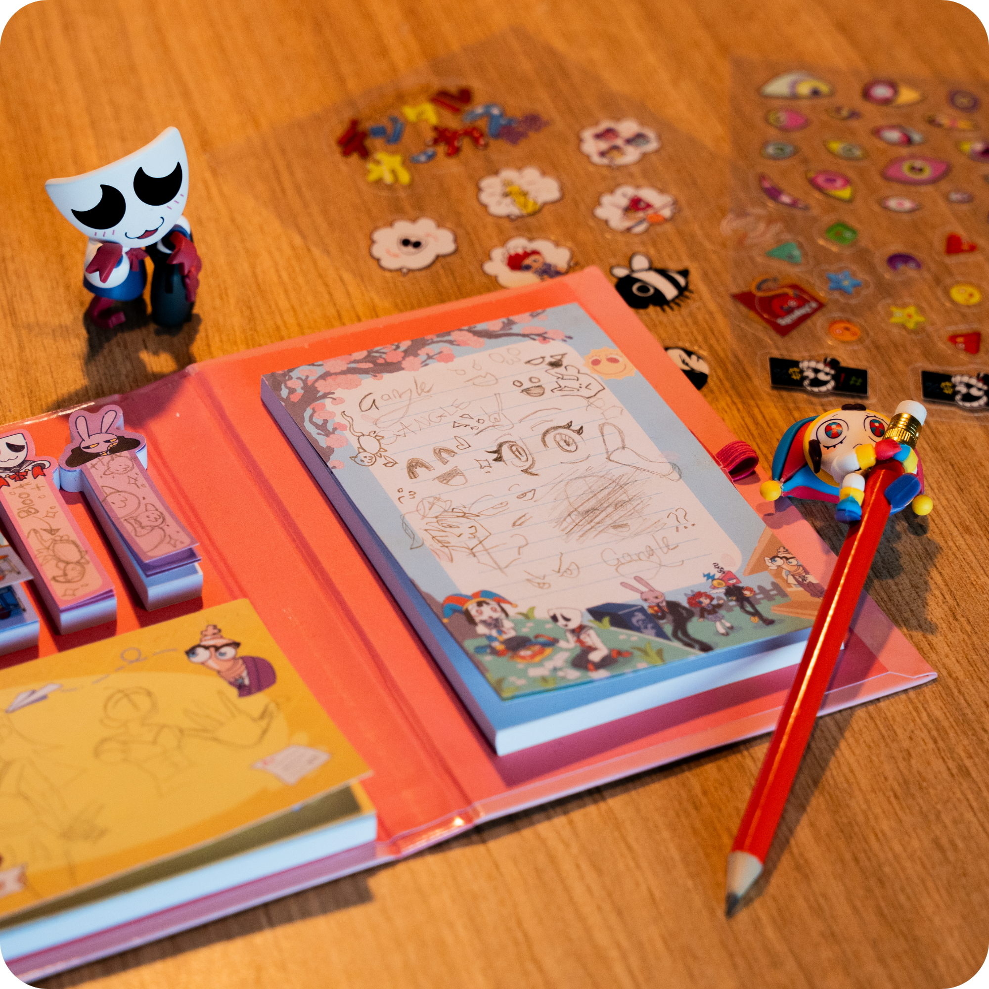 Digital Circus Anime Stationery Set 。