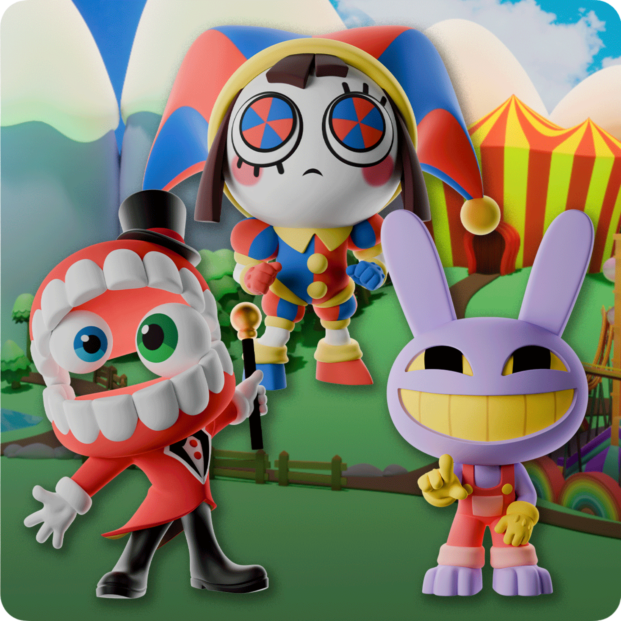 Digital Circus Animiniz: Main Character Series